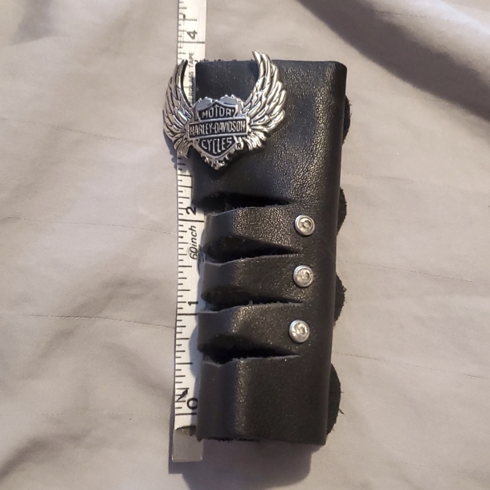 Harley Davidson Leather Hair Wrap